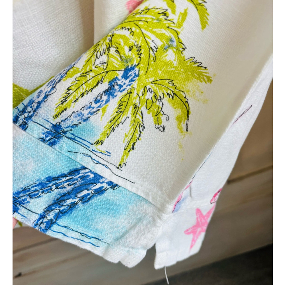 EUC Vintage Tom Tom 100% Linen Set | Size Medium - Picture 5 of 11